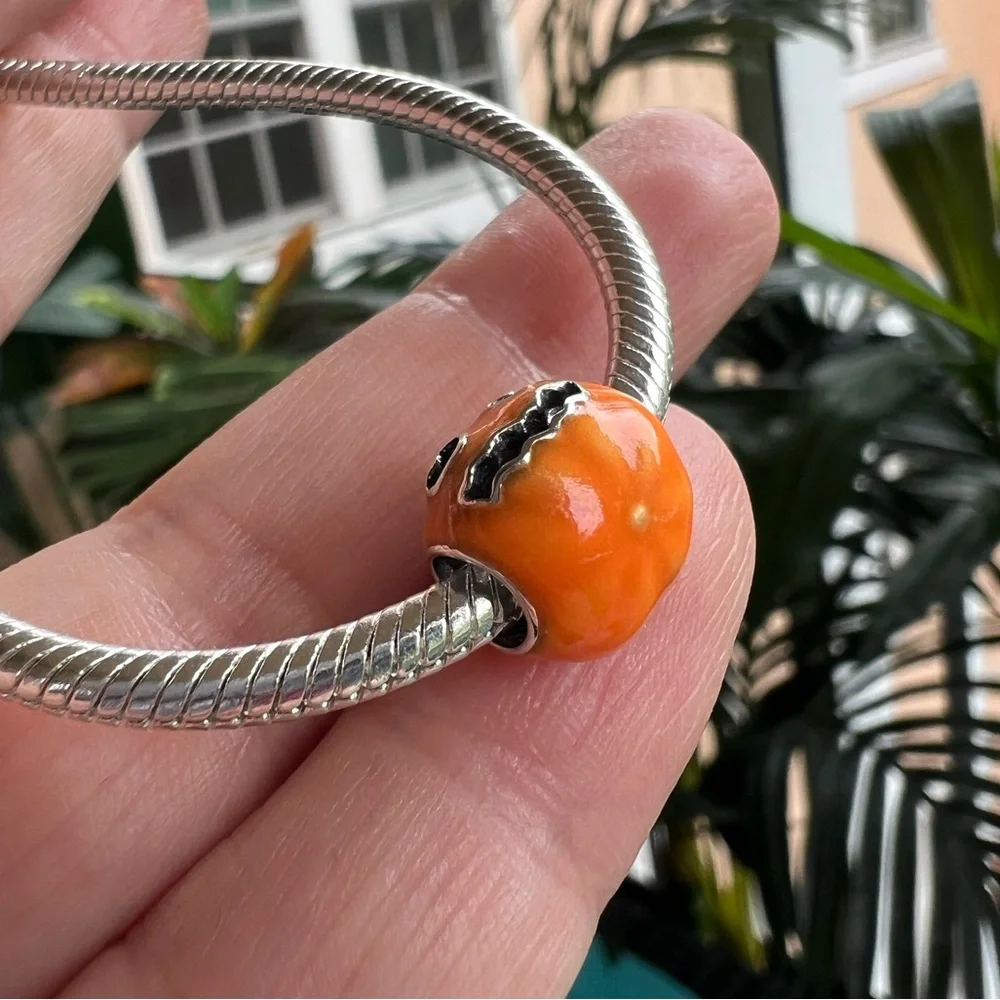 Glow in the Dark Pumpkin Charm